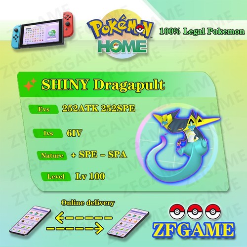 6iv shiny dragapult - ✨6iv, +