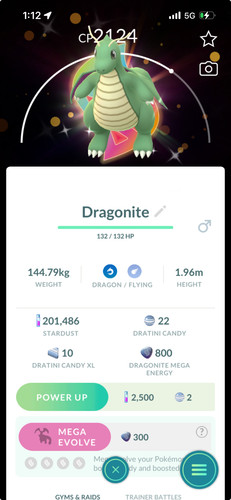 Shiny dragonite mega mini - mega,
