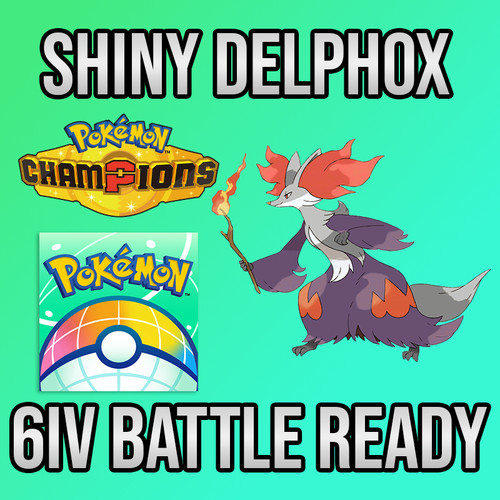 6iv shiny delphox - di, +
