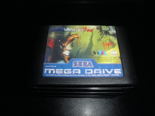 Sega mega drive jim lombrico - sega,