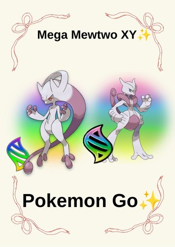 Mega mewtwo nvite x5 - x, y
