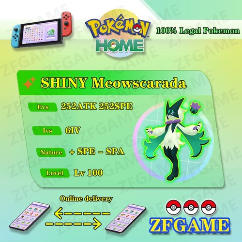6iv shiny meowscarada - ✨6iv,