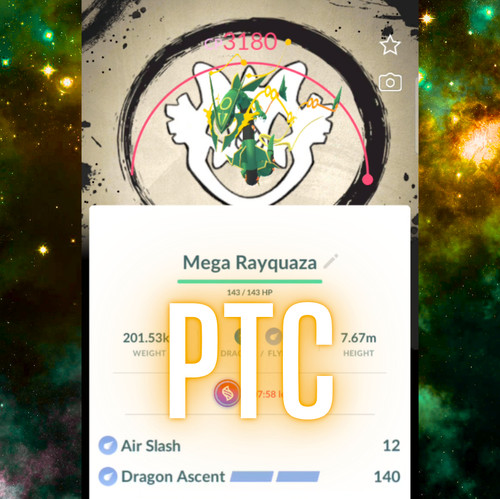 Pokémon mega rayquaza con - mega,