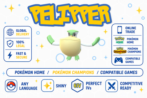 Pelipper shiny non - pelipper, non-shiny