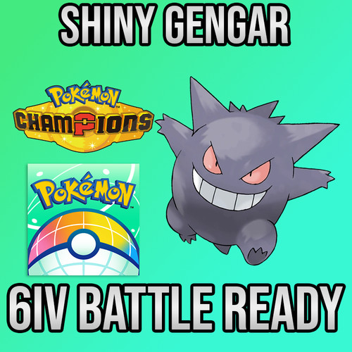 6iv shiny gengar - ✨6iv,