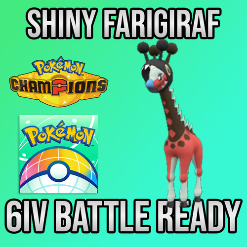 6iv shiny farigiraf battle - shiny,