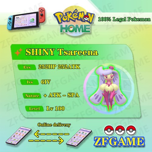 6iv shiny tsareena - shiny,