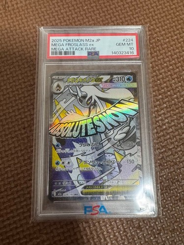 Carta pokémon psa10 mega - pokémon,