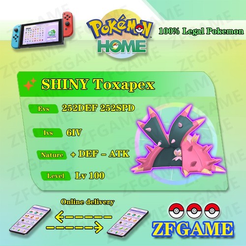 6iv shiny toxapex evs - shiny,