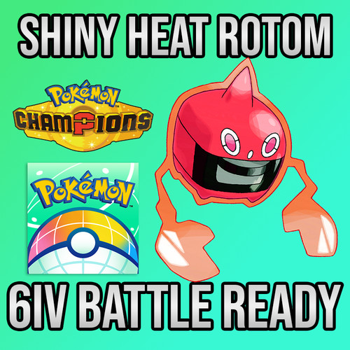 6iv shiny heat rotom - ✨6iv,