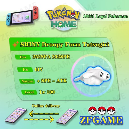 6iv shiny droopy - droopy, form