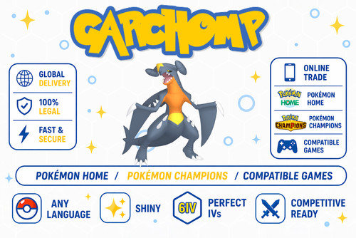 Garchomp shiny non - shiny, or