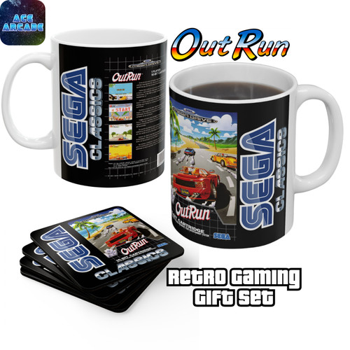 Out run tazza gioco retrò - run,,