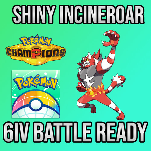6iv shiny incineroar battle - ✨6iv,