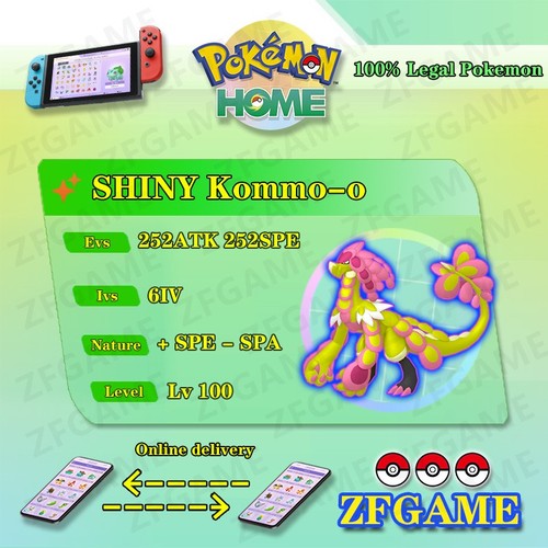 6iv shiny kommo evs - ✨6iv, kommo-o