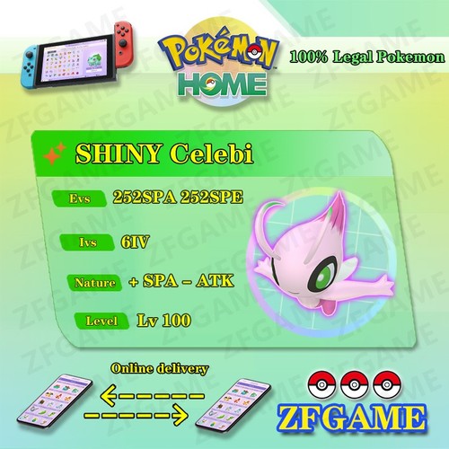 6iv shiny celebi - +, evs🚀