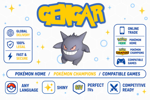 Gengar shiny non - -,