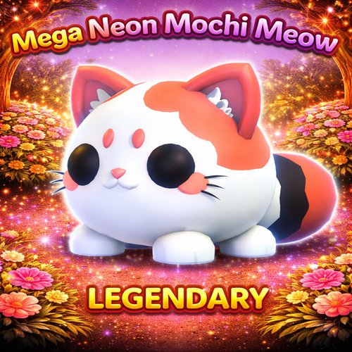 Mega neon mochi - mochi, meow