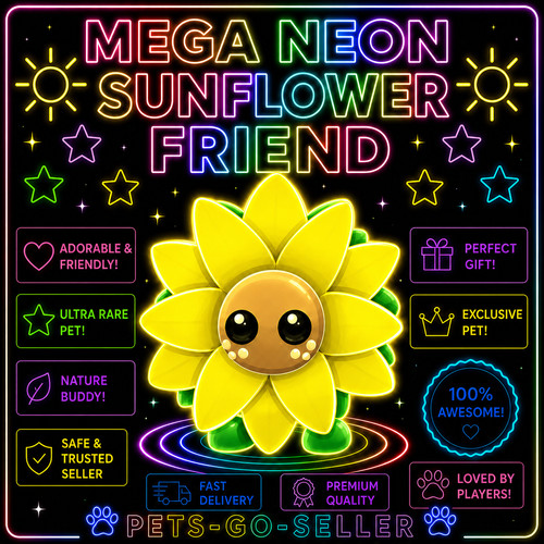 Mega neon girasole amico - mega,