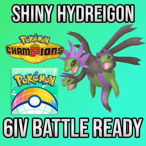 6iv shiny hydreigon - hydreigon, battle